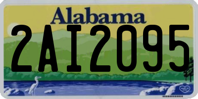 AL license plate 2AI2095