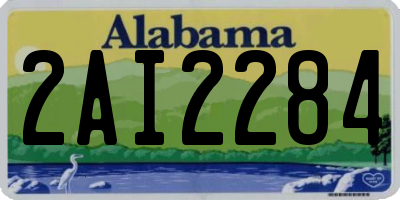 AL license plate 2AI2284