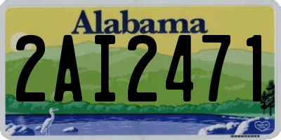 AL license plate 2AI2471