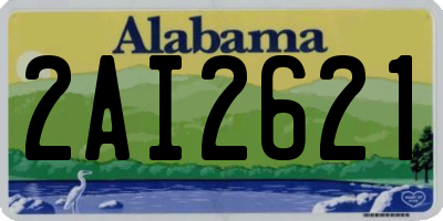 AL license plate 2AI2621