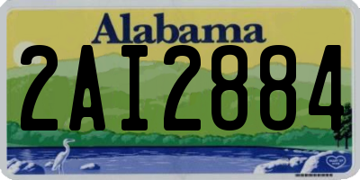 AL license plate 2AI2884