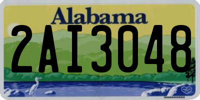 AL license plate 2AI3048