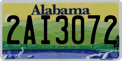 AL license plate 2AI3072