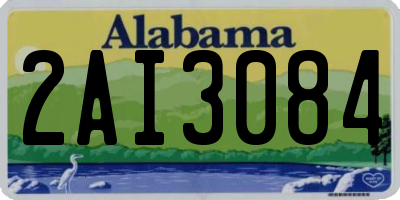 AL license plate 2AI3084