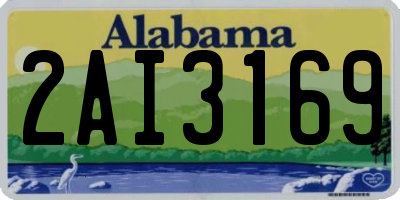 AL license plate 2AI3169