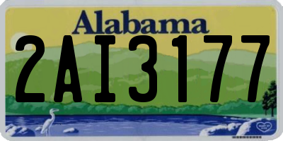 AL license plate 2AI3177