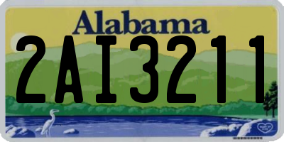 AL license plate 2AI3211