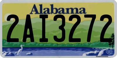 AL license plate 2AI3272