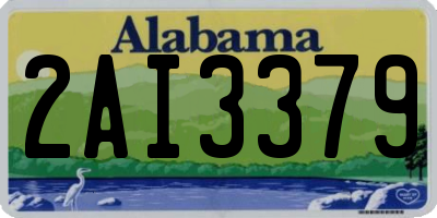 AL license plate 2AI3379