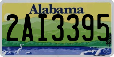 AL license plate 2AI3395