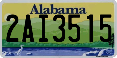AL license plate 2AI3515
