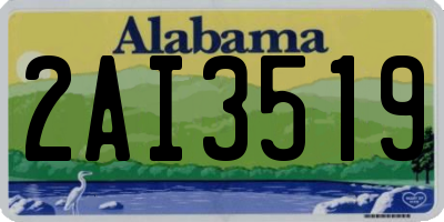AL license plate 2AI3519