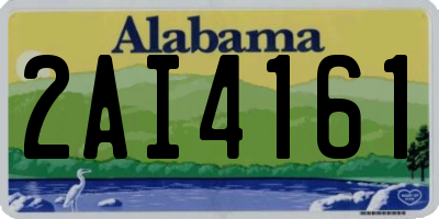 AL license plate 2AI4161