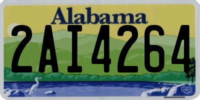 AL license plate 2AI4264