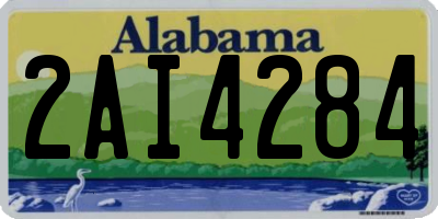 AL license plate 2AI4284