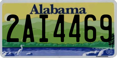 AL license plate 2AI4469