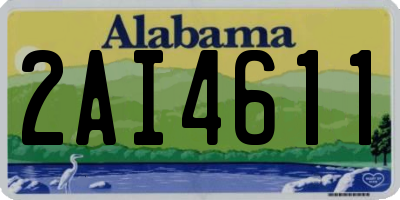 AL license plate 2AI4611