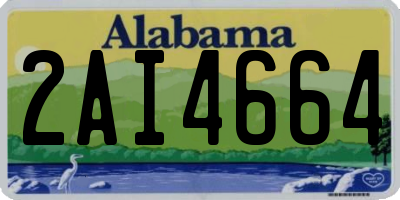 AL license plate 2AI4664