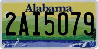 AL license plate 2AI5079