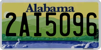 AL license plate 2AI5096