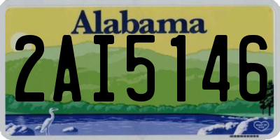 AL license plate 2AI5146