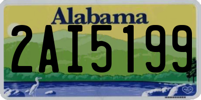 AL license plate 2AI5199