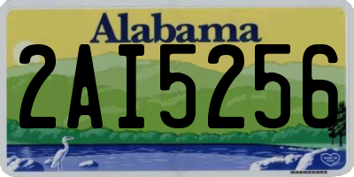 AL license plate 2AI5256