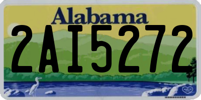 AL license plate 2AI5272