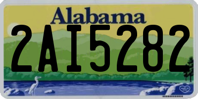 AL license plate 2AI5282