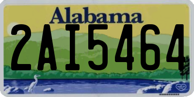 AL license plate 2AI5464