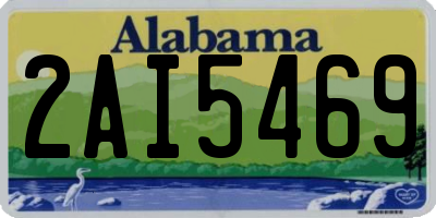 AL license plate 2AI5469