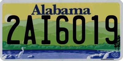 AL license plate 2AI6019