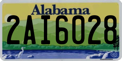 AL license plate 2AI6028