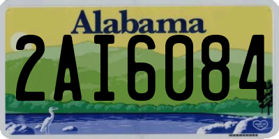 AL license plate 2AI6084