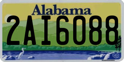 AL license plate 2AI6088