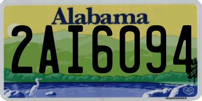 AL license plate 2AI6094