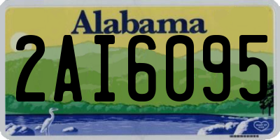 AL license plate 2AI6095