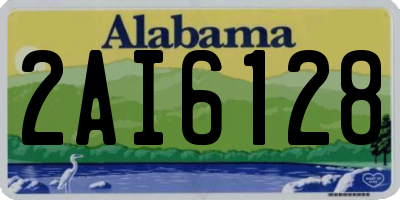 AL license plate 2AI6128