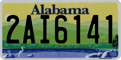AL license plate 2AI6141