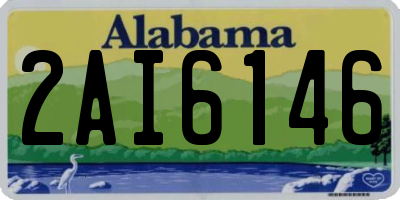 AL license plate 2AI6146
