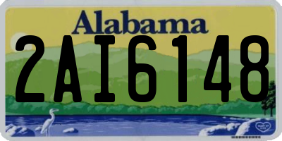 AL license plate 2AI6148