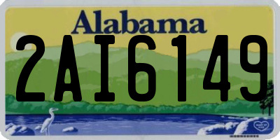 AL license plate 2AI6149