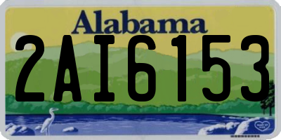 AL license plate 2AI6153