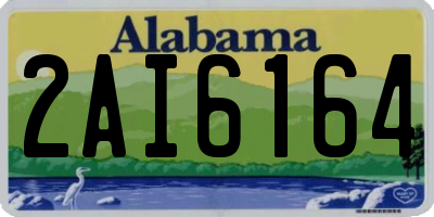 AL license plate 2AI6164