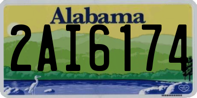 AL license plate 2AI6174