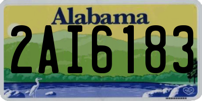 AL license plate 2AI6183