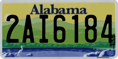 AL license plate 2AI6184