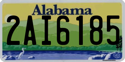 AL license plate 2AI6185