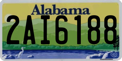 AL license plate 2AI6188