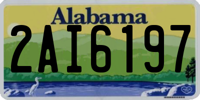 AL license plate 2AI6197